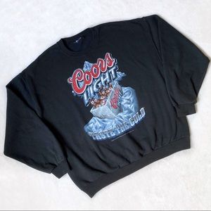 2005 Coors Light Cooler Pullover Sweatshirt